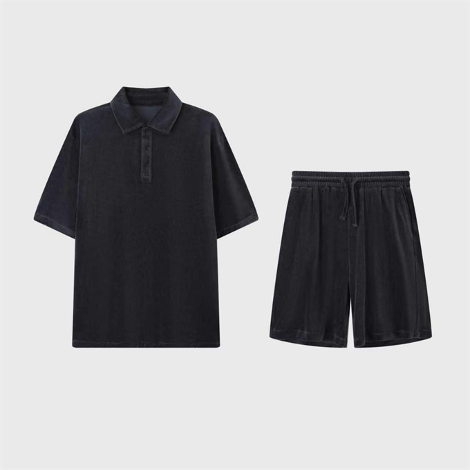 loro piana murano short sleeve polo and shorts set